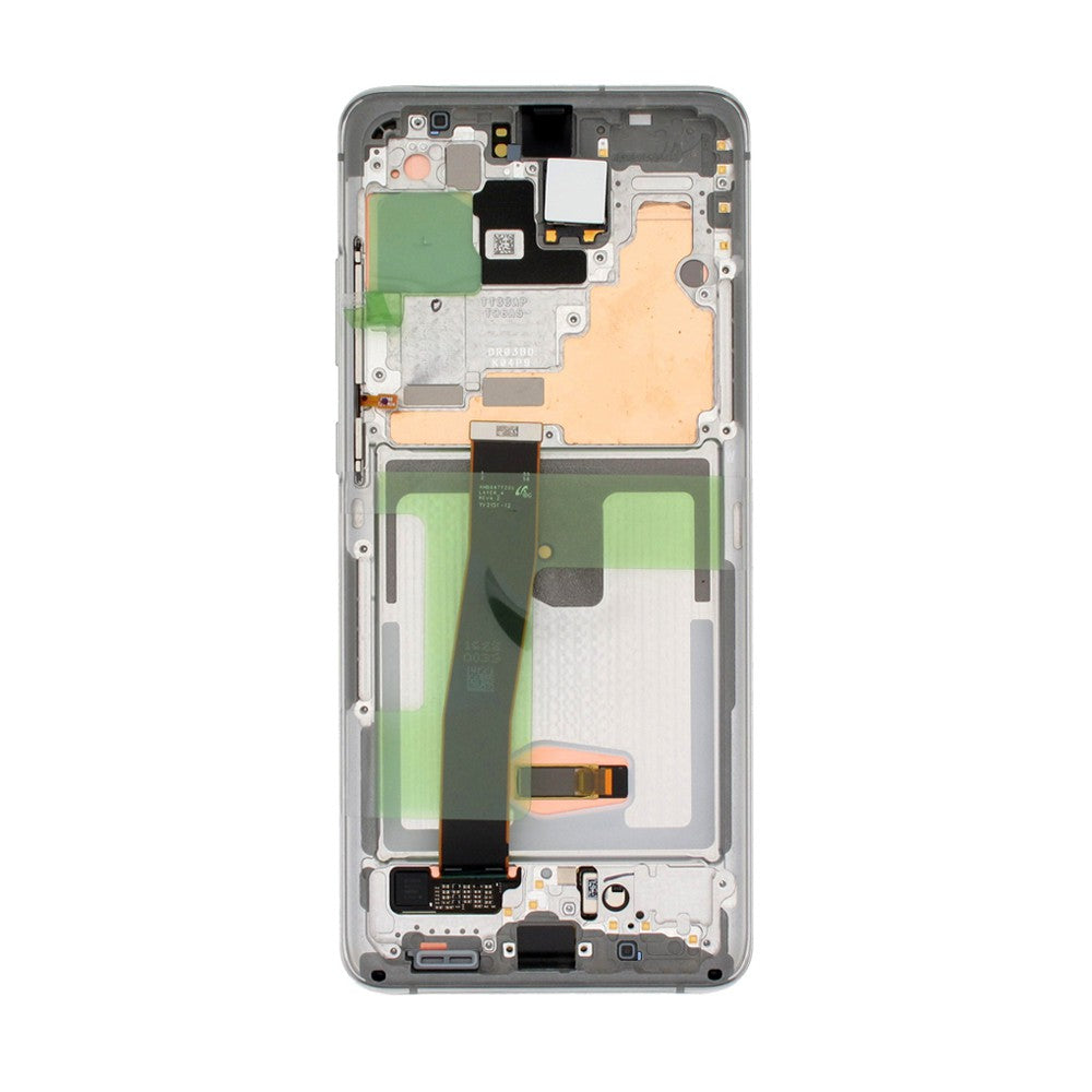 Samsung Galaxy S20 Ultra G988B OLED Screen Replacement Digitizer without Front Camera GH82-26032C (Gold)-Cloud White Samsung Galaxy S20 Ultra G988B OLED Screen Replacement Digitizer without Front Camera GH82-26032C (Gold)-Cloud White
